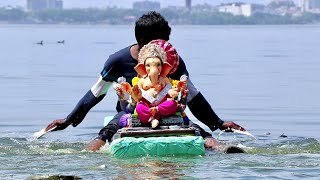 Ganesh Nimajjanam 2023  Ganpati Visarjan in Tank Bund  5th day ganesh immersion 2023 Hussain Sagar [upl. by Maxwell891]