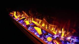 Valor LEX Electric Fireplaces  Birch Logs [upl. by Esenej]