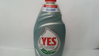 YES Platinum Dishwashing liquid [upl. by Nielson]