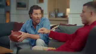 🤣 Hilarious Matthew McConaughey amp Christian McCaffrey Uber Eats Commercial [upl. by Eeryk415]