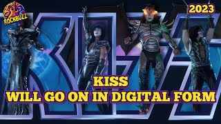 KISS 2023 Play Final Show Announce Return as Digital Avatars Gene Simmons Paul Stanley NYC ROCK [upl. by Adolf]