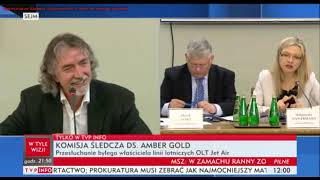 Wassermann i komisja Amber Gold na tropie  podsumowanie prac cz 1 [upl. by Gebhardt]