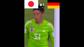 Japan vs Germany world cup 2022 highlights shorts fyp ytshorts [upl. by Ahsratal902]