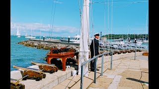 Cowes Week 2024 Strolling with SK 8  history sailing isleofwight cowes summer water racing [upl. by Derwin]