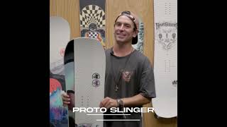 2024 Mens Proto Slinger Snowboard  Never Summer Industries [upl. by Ylrevaw]