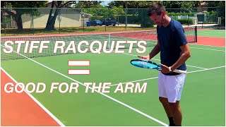 Stiff vs Flexible Tennis Racquets [upl. by Yram]