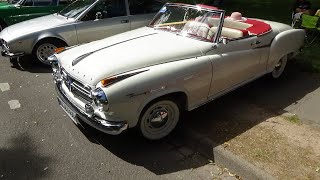 1960 Borgward Isabella Cabriolet  Exterior and Interior  OldtimerMeeting BadenBaden 2023 [upl. by Nahtiek]