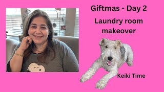 Giftvlogmas Day 2  Advent calendar  Laundry room update glasshouse [upl. by Sherm]