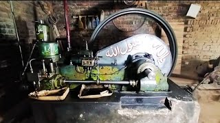 Kala black engine hold  aata Chakki machine  fuel engine working condition mein  TajamalTV [upl. by Aztilem678]