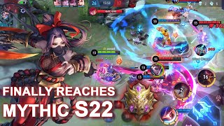 Finally Reaches Mythic  Season 22  Top Global Hanabi  Mlbb [upl. by Cherise]