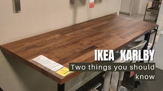 Ikea KARLBY two things you should know about it [upl. by Linc373]