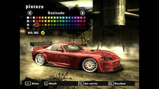 Como hacer el auto de JV con sus prestaciones Dodge Viper SRT10 Need For Speed Most Wanted 2005 [upl. by Nagard147]