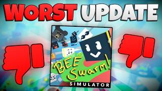 THIS Is The WORST Update In Bee Swarm Simulator [upl. by Annwahs]