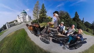 360GradVideo Mit dem Fiaker durch den Zentralfriedhof [upl. by Ary]