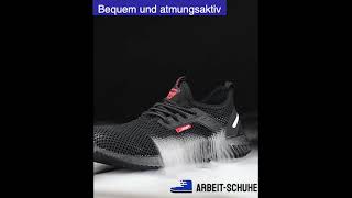 RUTSCHFESTE ARBEITSSCHUHE Sicherheitsschuhe Arbeitsschuhe s3 Leicht Schutzschuhe mit Stahlkappen [upl. by Jermaine74]