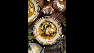 Brothy Butter Beans with Pesto and Swiss Chard shorts [upl. by Grove]