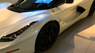 White LaFerrari At Ferrari Beverly Hills [upl. by Ameerak]