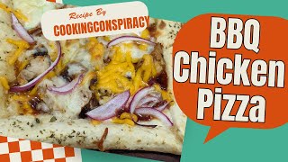 BBQ Chicken Pizza Recipe [upl. by Ynatsyd]