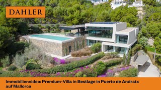 Immobilienvideo PremiumVilla in Bestlage in Puerto de Andratx auf Mallorca [upl. by Kcirdek]