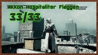 Assassins Creed 1 Akkon Armenviertel Hospitaliter Flaggen 3333 [upl. by Drummond]