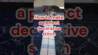 My BerninaHow to make a perfect decorative stitch FairyLacefromElena Short myBernina stitch [upl. by Brackely]