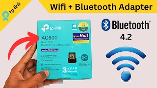 TPLINK Archer T2UB Nano WiFi  Bluetooth Adapter  AC600 WiFi Dongle for PC [upl. by Perusse2]