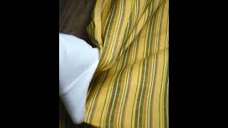 STRIPE YELLOW MULTICOLOUR PURE COTTON HANDWOVEN FABRIC [upl. by Gladys]