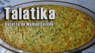 Gratin de légumes avec farine de pois chiche Talatika  Maman Cuisine [upl. by Tat354]