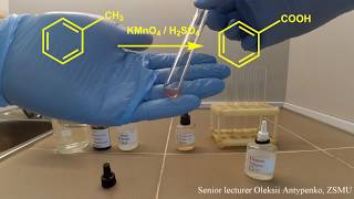 Oxidation of the side chains of benzene homologues [upl. by Crutcher]