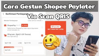 Cara Gestun Shopee Paylater Via Scan QRIS Bukalapak  Terbaru 2024 [upl. by Marcello]