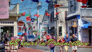 48 hours in Provincetown MA a whirlwind tour [upl. by Arymas44]