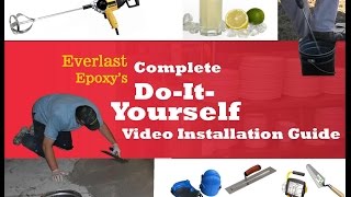 Everlast Epoxy Flooring Installation  HowToInstall Everlast Epoxy Flooring [upl. by Ynnoj]