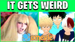 Omegle but I Voice Troll as MHA Characters VRChat VR [upl. by Wilmette]