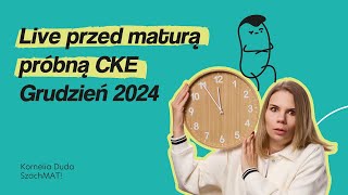 ✅Powtórka przed maturą próbną CKE z matematyki✅ grudzień 2024 [upl. by Lenzi]