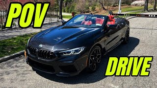 2025 BMW M8 Competition Cabriolet  POV Test Drive DJI Action 5 [upl. by Ttegdirb]