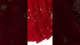 Party Wear Saree Chiffon Saree shorts [upl. by Seuguh824]