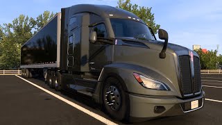 Kenworth T680  ATS  From Coalville Utah to Salem Oregon  Steering Wheel Gameplay [upl. by Louise555]