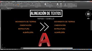 AutoCAD Alineación de textos tanto verticalmente como horizontalmente con este comando [upl. by Eelyram243]