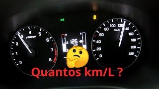 Consumo Hyundai creta PCD 16 Automático 2020 Modelo 2021 quantos kmL Hyundaicretapcd [upl. by Ecinej]