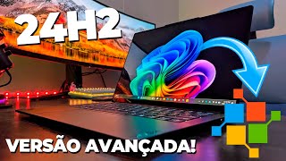 Microsoft LANÇA Windows 11 24H2 TI Pro  ADEUS problemas no PC [upl. by Esylla]