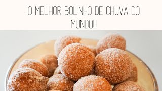 O segredo do bolinho de chuva sequinho e redondinho [upl. by Cleaves]