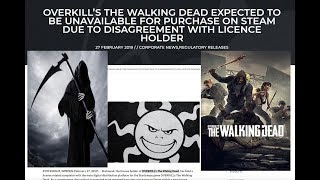 OVERKILLs The Walking Dead REMOVED FROM STEAM  Background [upl. by Clarence]