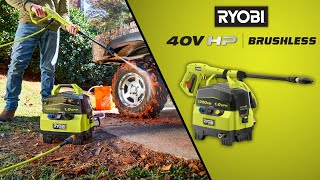 RYOBI 40V HP Brushless 1200 PSI Pressure Washer [upl. by Nyvek]