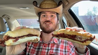 Jersey Mike’s Classic Pastrami Sub and Chipotle Pastrami Sub Review [upl. by Branham]