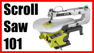 Scroll Saw 101  How to Use a Scroll Saw [upl. by Conlin57]