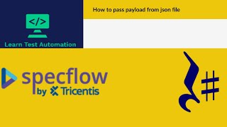 RestSharp v108 SpecFlow  How to pass payload or request body from JSON file  C  Net Core [upl. by Ynnaf]