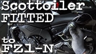 Scottoiler FITTED to Yamaha FZ1N [upl. by Tolkan528]