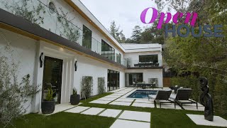 Inside a Laurel Canyon Home thats a Modern Take on Hollywood Glamour  Open House TV [upl. by Arretnahs]