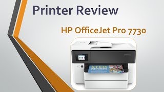 HP OfficeJet Pro 7730 Wide Format AiO Printer Review [upl. by Michi120]