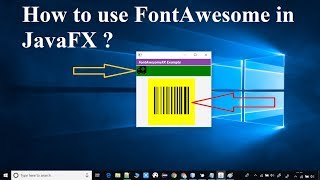 How to use Font Awesome Icons in JavaFX [upl. by Iveel]